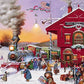 Buffalo Games Buffalo - Charles Wysocki - Whistle Stop Christmas - 1000 Piece Jigsaw Puzzle
