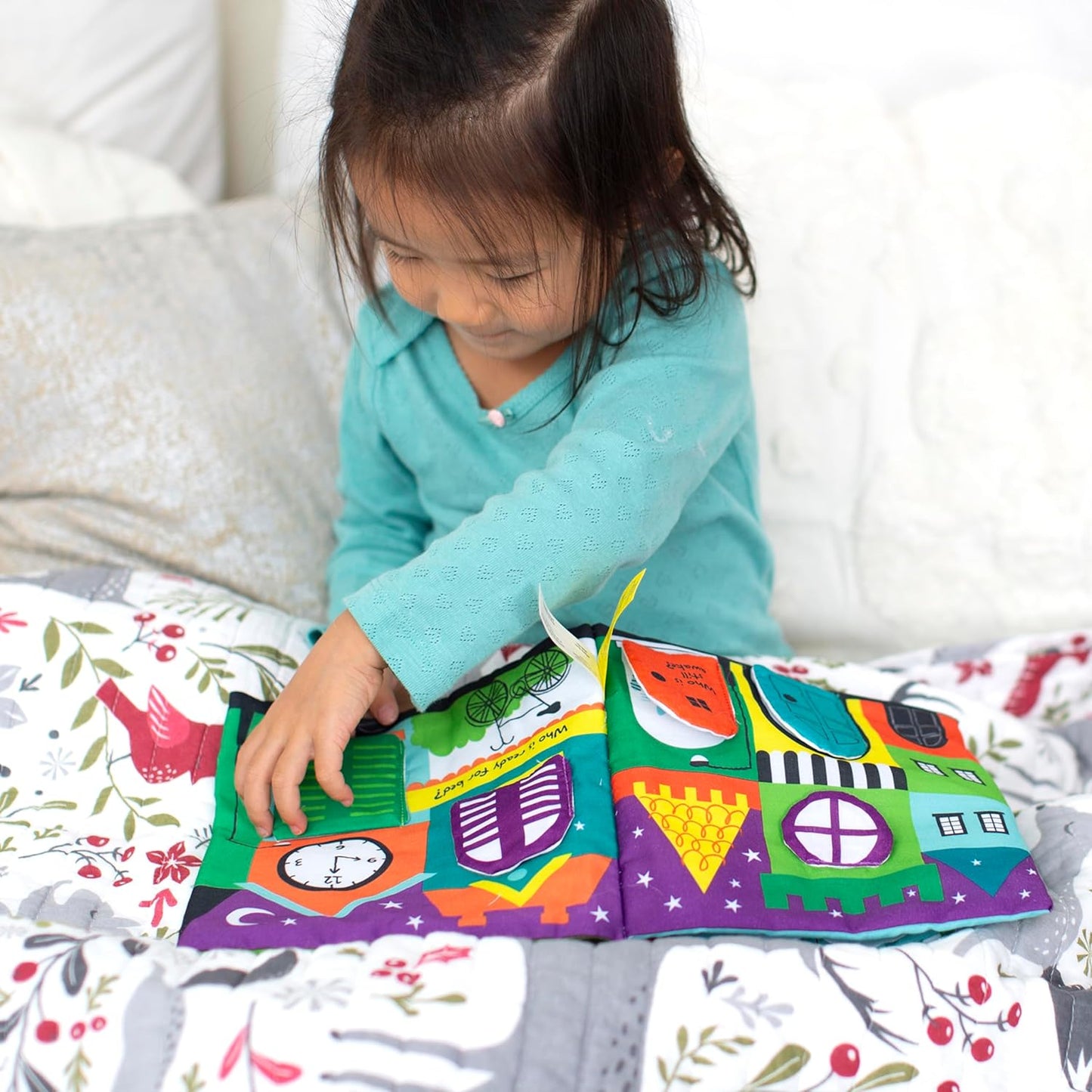Melissa & Doug Melissa Doug Soft Activity Baby Book - The Wonderful World of Peekaboo