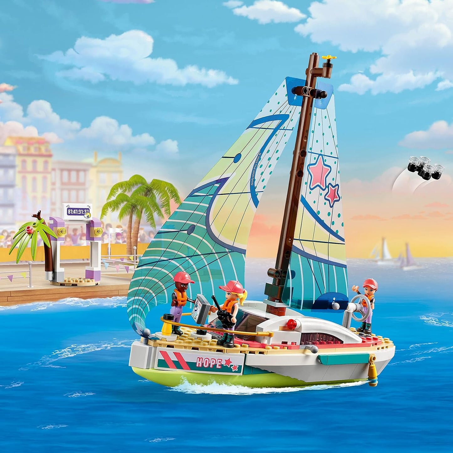 LEGO Friends Stephanie's Sailing Adventure Toy Boat Set 41716 – 41716