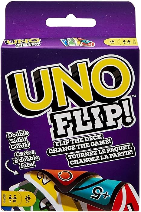Mattel Uno Original and Uno Flip Card Combo Pack of 2