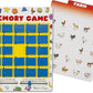 Melissa & Doug Flip to Win Travel Memory Game A" Wooden Board & 7 Double-Sided Cards – 7
