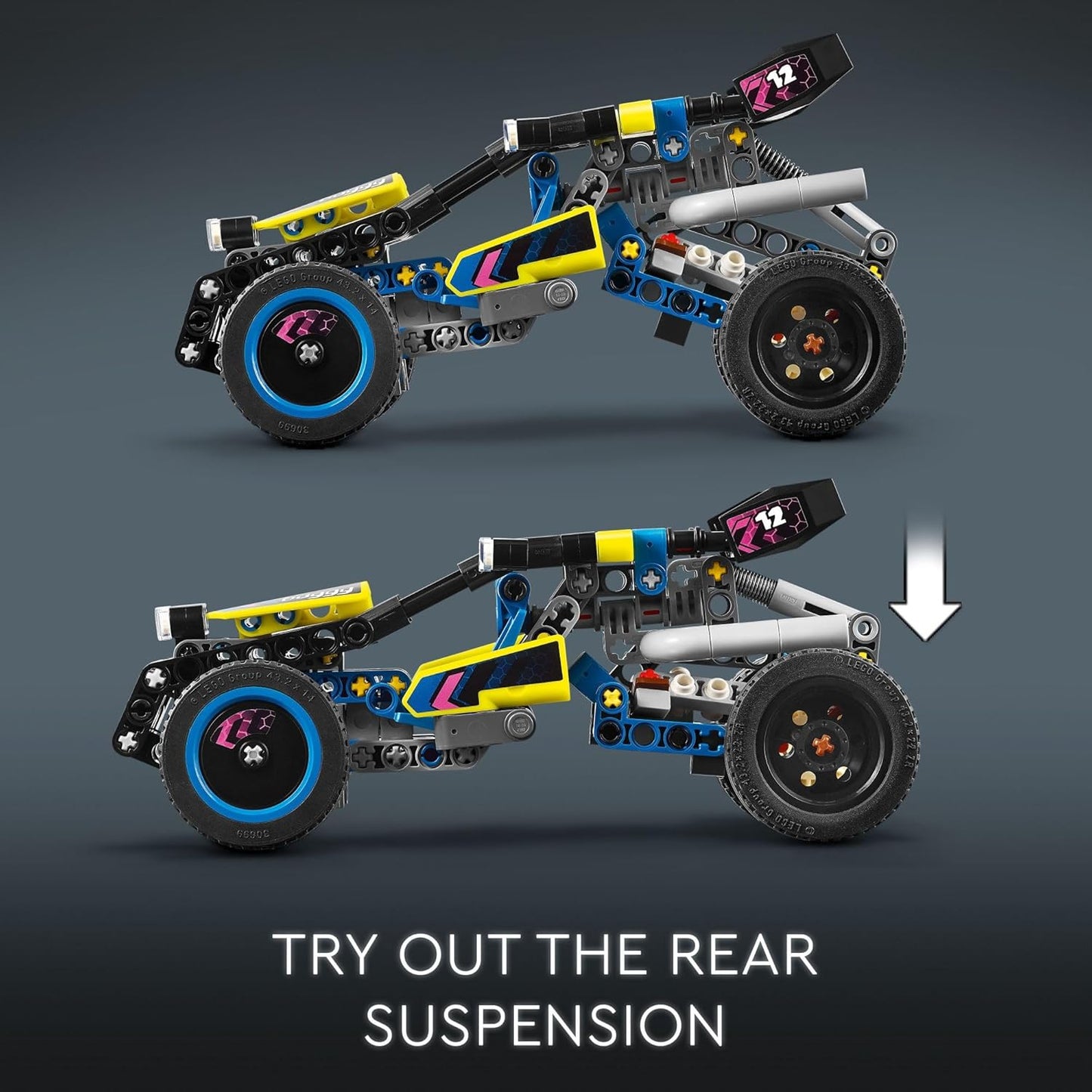LEGO Technic Off-Road Race Buggy Buildable Car Toy Cool Toy for 8 Year Old Boys Girls and