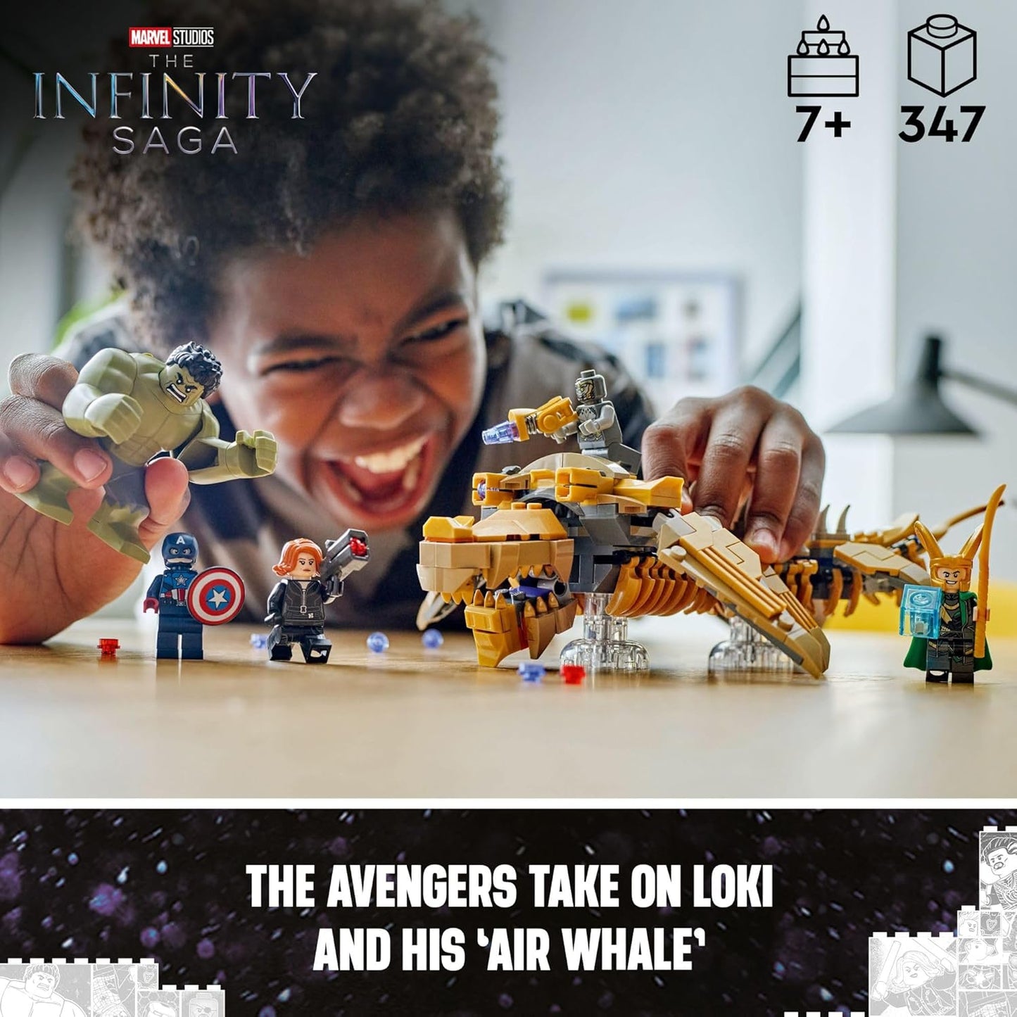 LEGO Marvel The Avengers vs. The Leviathan Superhero Toy Building Set