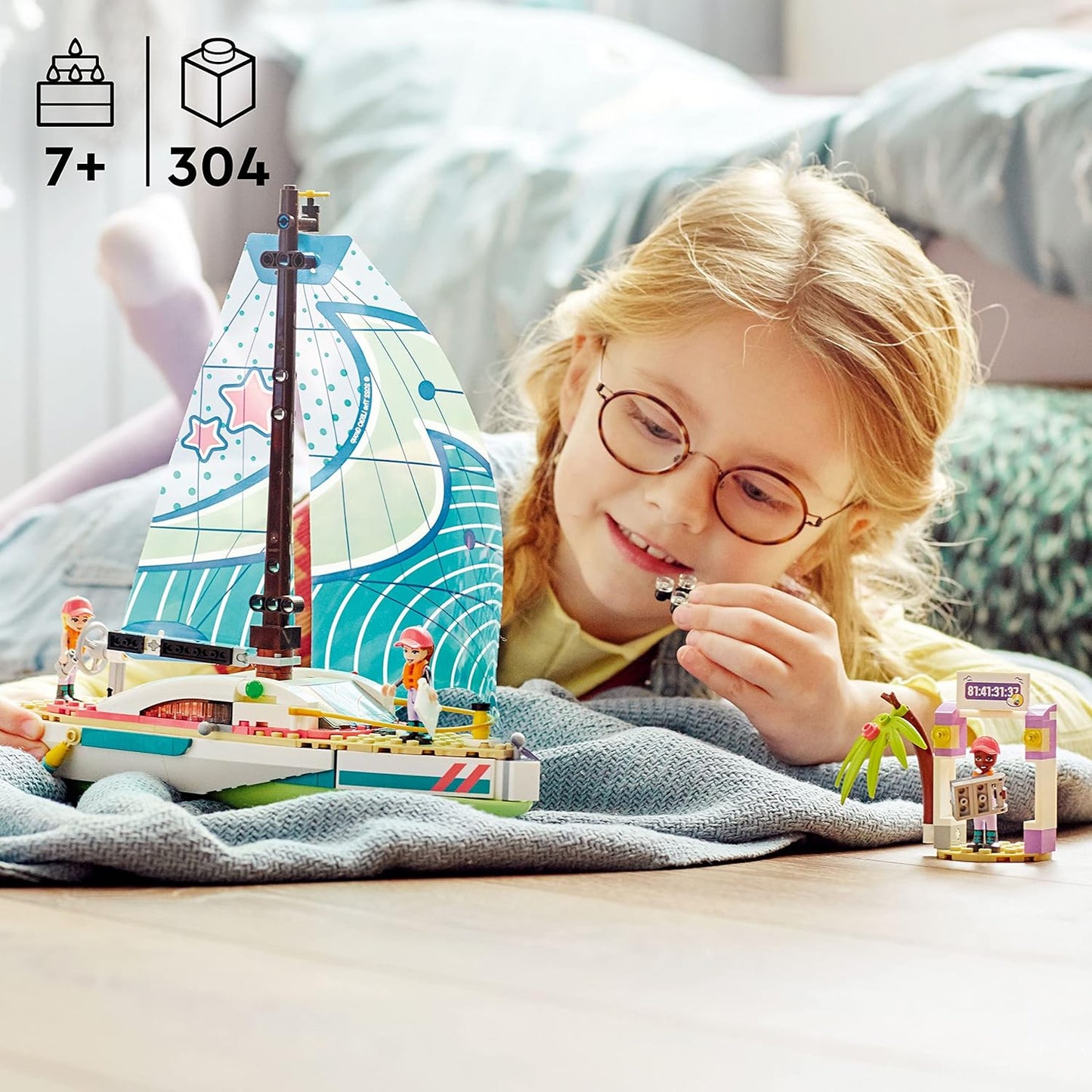 LEGO Friends Stephanie's Sailing Adventure Toy Boat Set 41716 – 41716