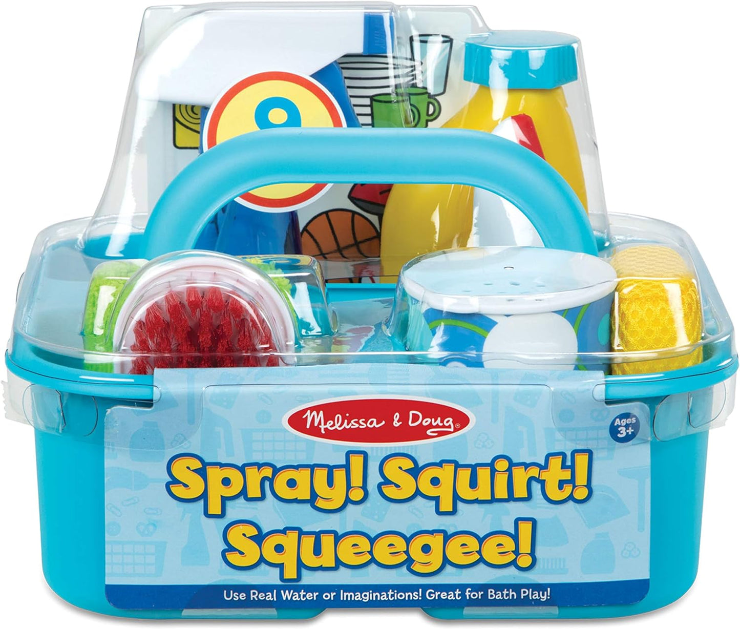 Melissa & Doug Melissa Doug Spray Squirt Squeegee - Pretend Play Cleaning Set
