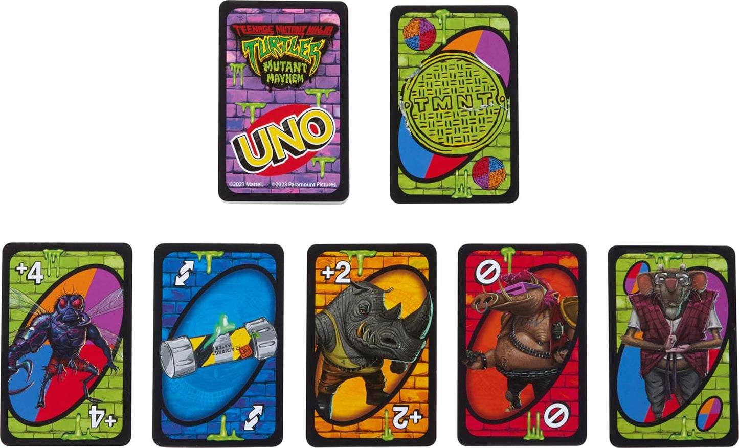 Mattel Games Mattel UNO Teenage Mutant Ninja Turtles Mutant Mayhem Card Game