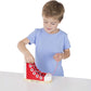 Melissa & Doug Deluxe Wood Lacing Sneaker A" Educational Red Shoe Tying Toy