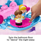 Disney Fisher-Price Little People Toddler Toy  Princess CinderellaAA"A"s Dancing Carriage Playset with Figures for Pretend Play Ages 18+ Months – 18
