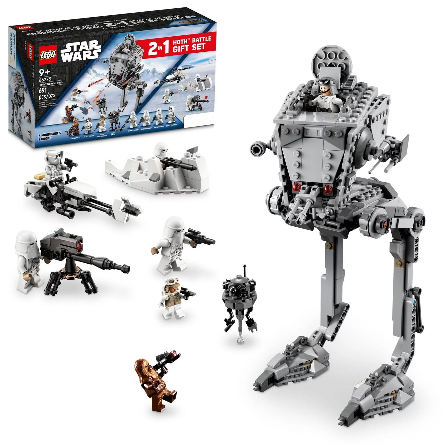 Star Wars LEGO  Hoth Combo Pack Toy Value Pack (691 pcs) – 691