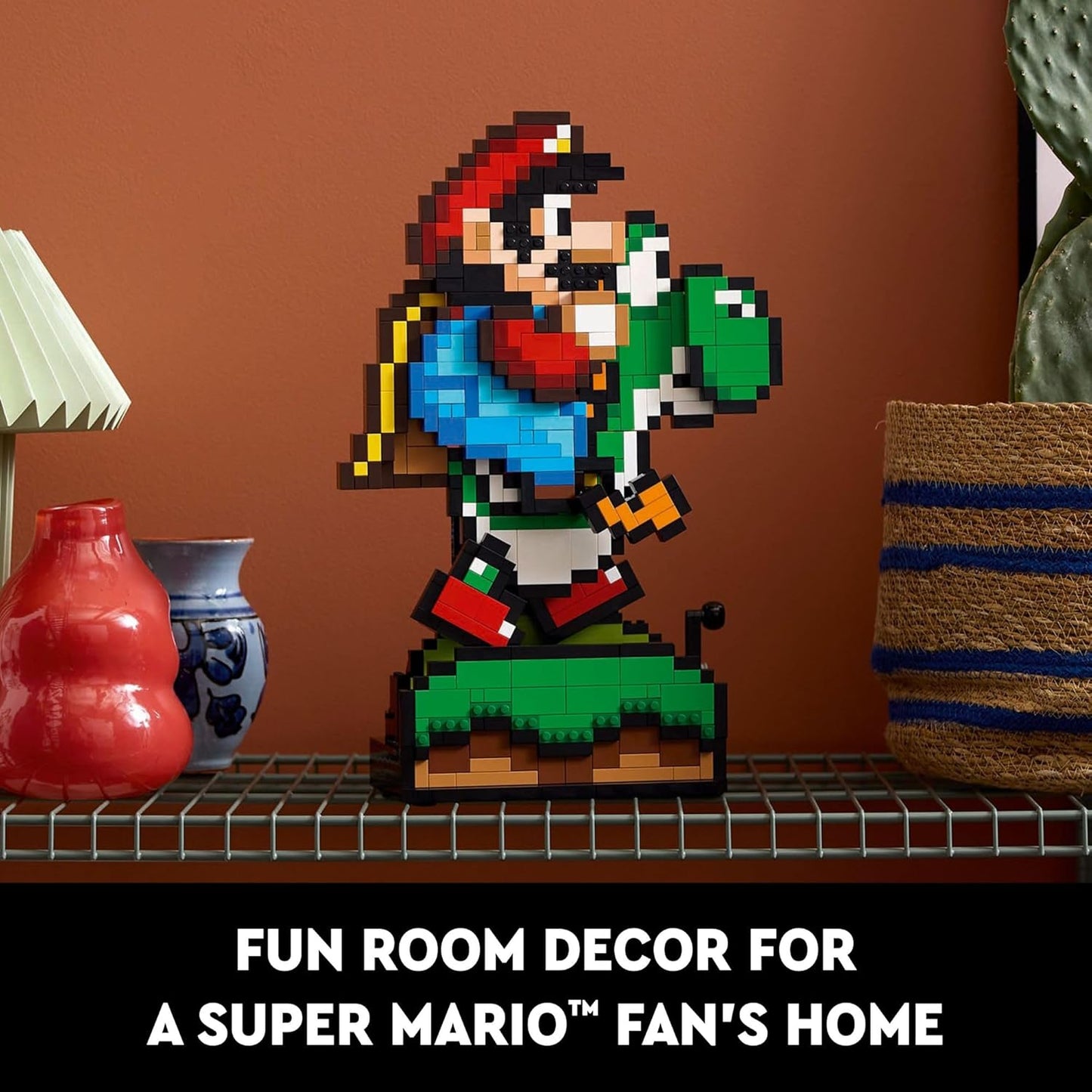 LEGO Super Mario World Mario Yoshi Nintendo Adult Mario Playset