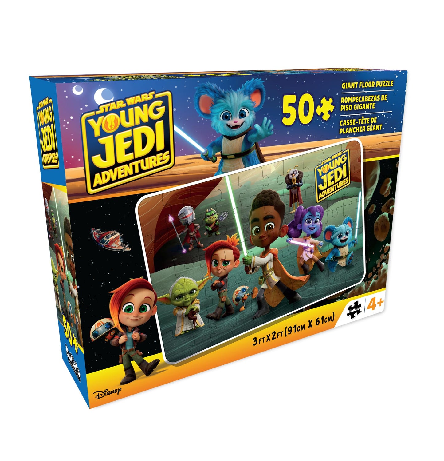 Buffalo Games Buffalo - Star Wars - Young Jedi Adventures - 50 Piece Jigsaw Puzzle