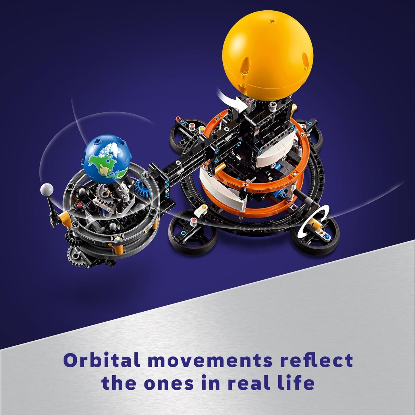 LEGO Technic Planet Earth and Moon in Orbit Building Set