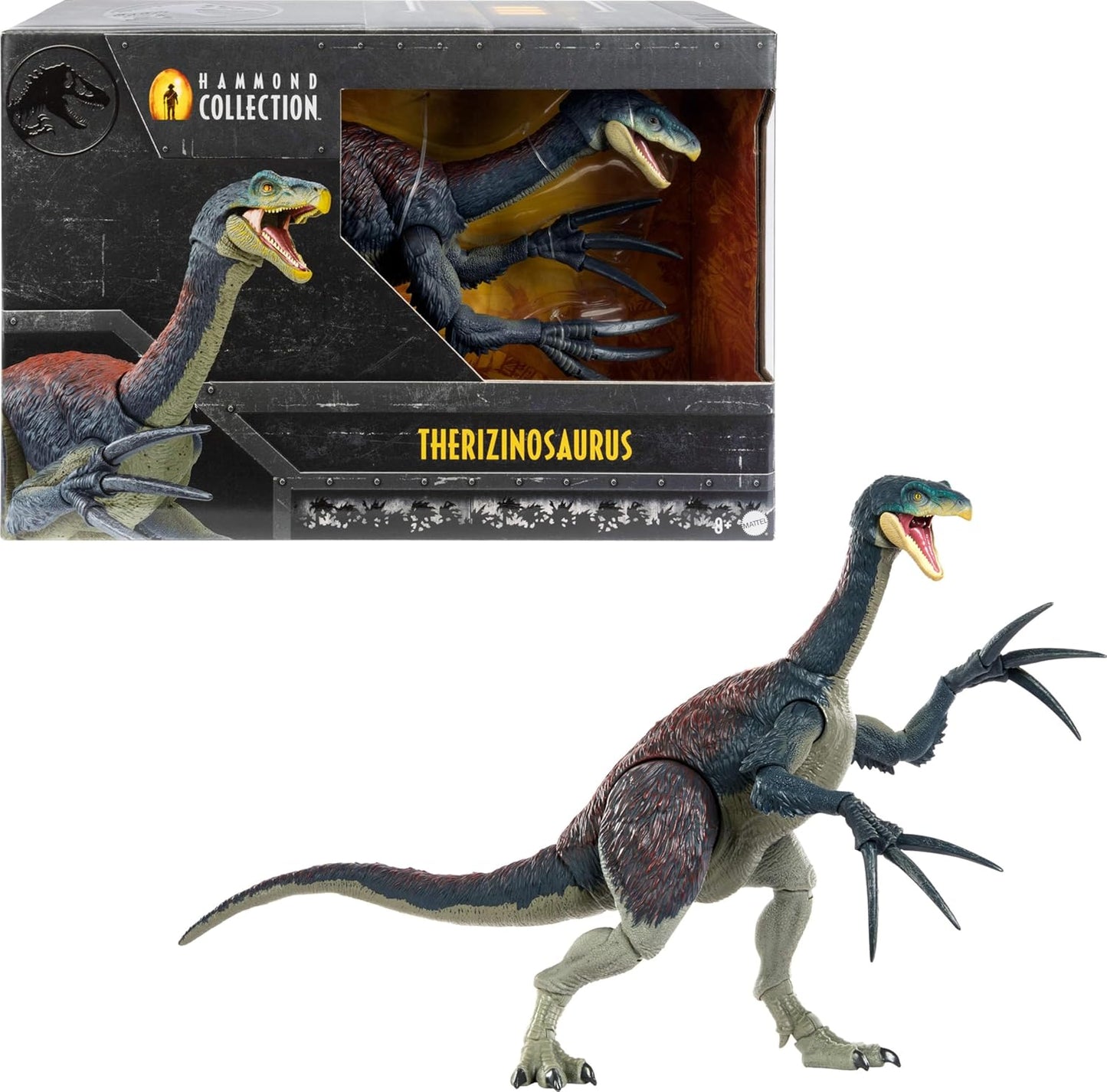 Mattel Jurassic World Dominion Hammond Collection Dinosaur Action Figure Therizinosaurus