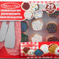 Melissa & Doug Slice & Bake Wooden Cookie Set A" Pretend Cookies Baking Sheet
