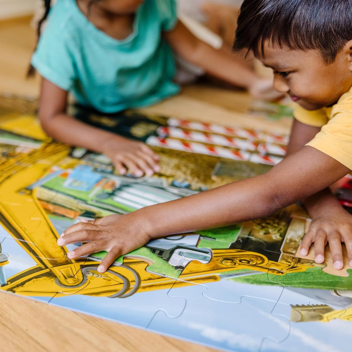 Melissa & Doug Melissa Doug Building Site Jumbo Jigsaw Floor Puzzle