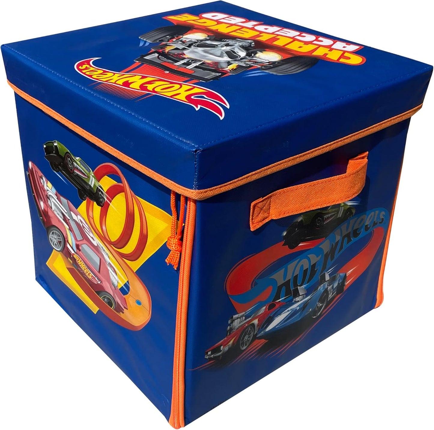 Hot Wheels Tara Toy ZipBin 300 Car Storage Cube - Unzip to Convert Into A Playmat Holds