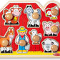 Melissa & Doug Melissa Doug Farm Animals Jumbo Knob Wooden Puzzle