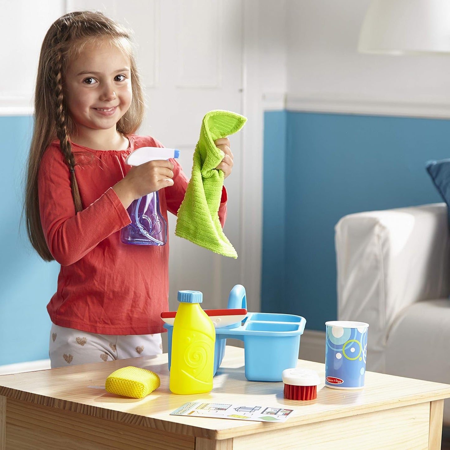 Melissa & Doug Melissa Doug Spray Squirt Squeegee - Pretend Play Cleaning Set