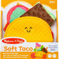 Melissa & Doug Multi-Sensory Soft Taco Fill & Spill Toy - Baby Toy for 6+ Months – 6