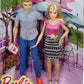 Barbie & Ken Fashion Doll Set A" 2-Pack with Denim Outfit & Pink Blouse – 2