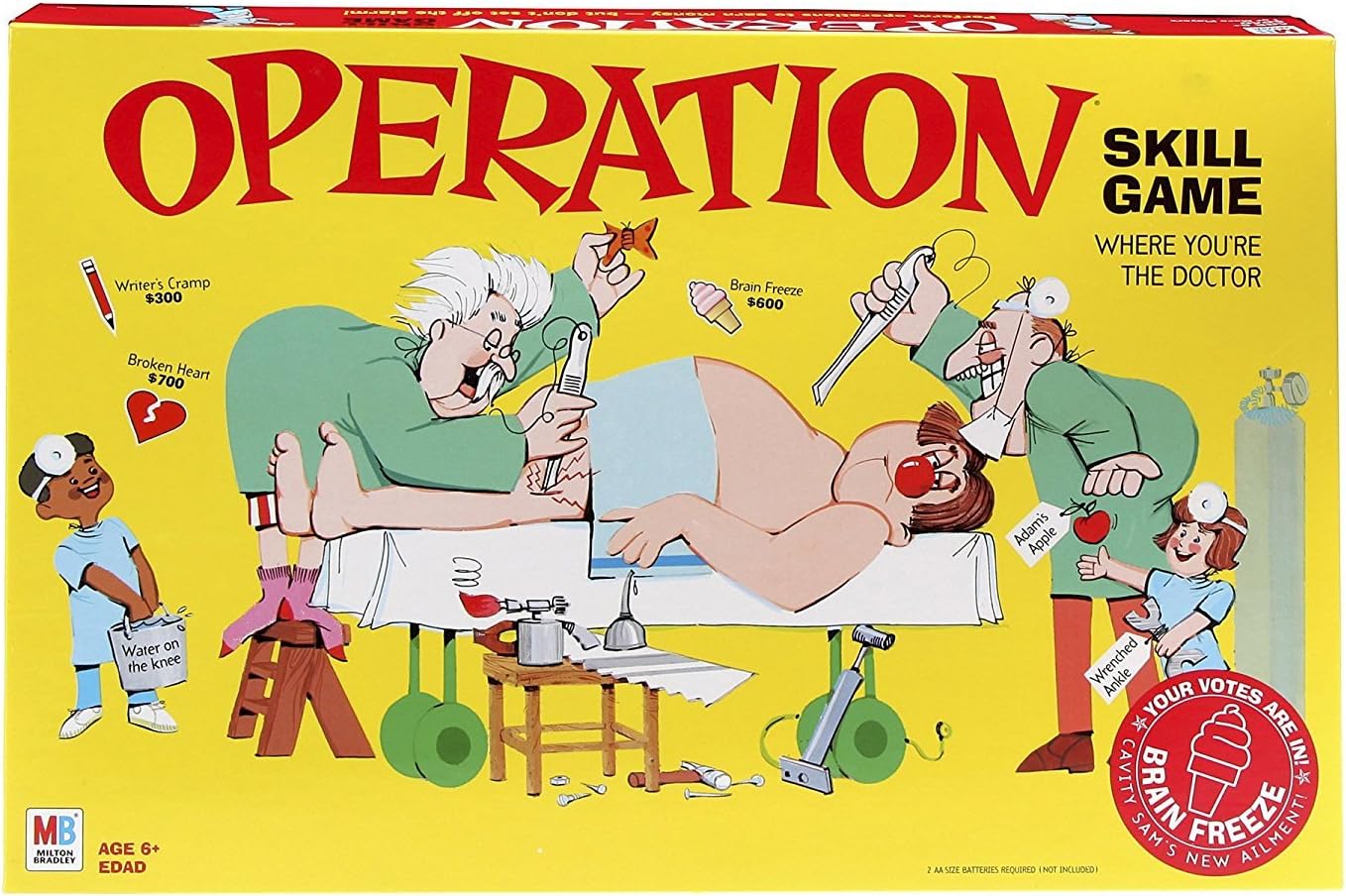 Operation Electronic Board Game A" Fun & Hilarious Family Game