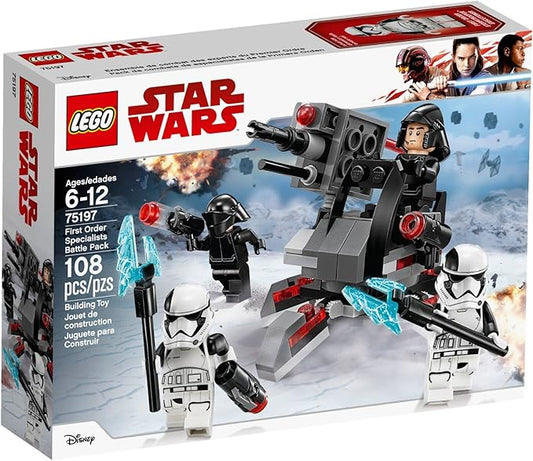 Lego 75197 Star Wars First Order Battle Specialists Batlle Toy with 4 Star Wars
