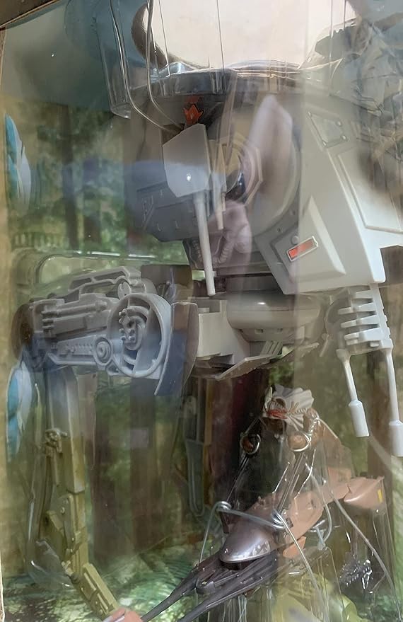 Hasbro Star Wars Power of the Jedi IMPERIAL AT-ST SCOUT WALKER PAPLOO on SPEEDER BIKE