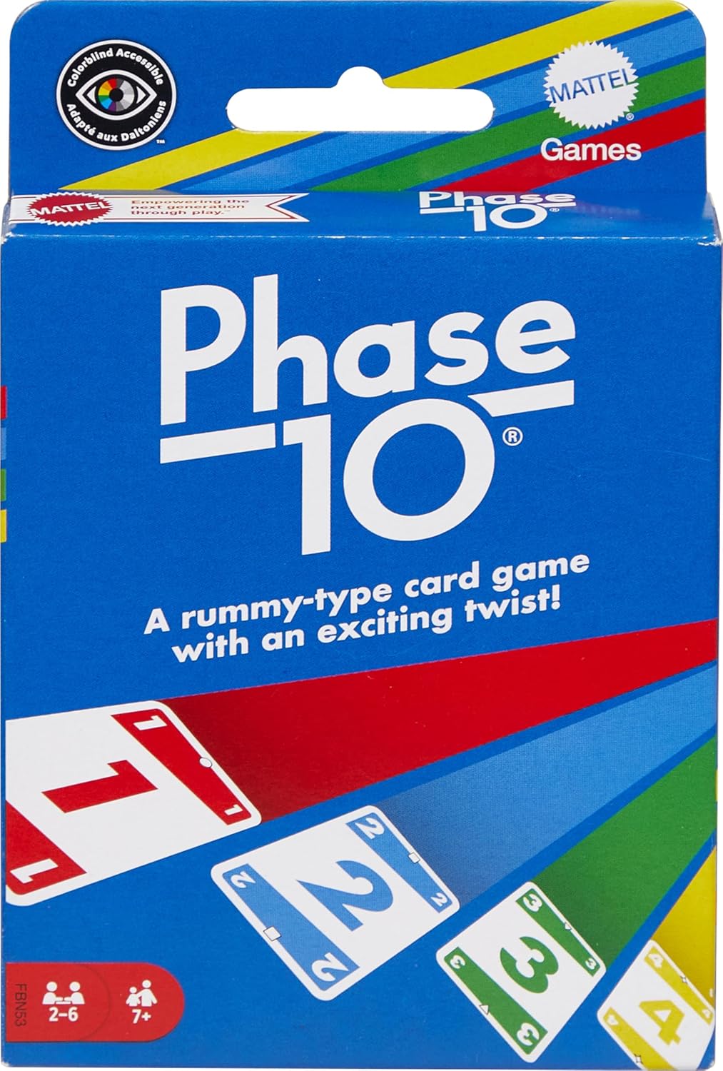 Mattel Phase 10 Card Game AA"A Fun for Family & Kids 108 Cards – 10