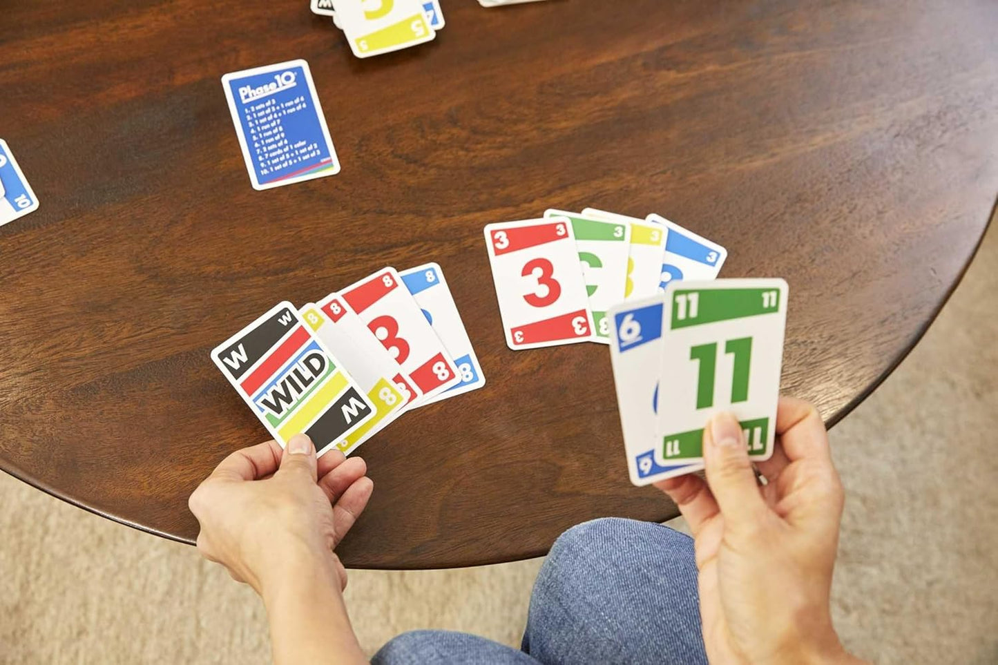 Mattel Phase 10 Card Game AA"A Fun for Family & Kids 108 Cards – 10