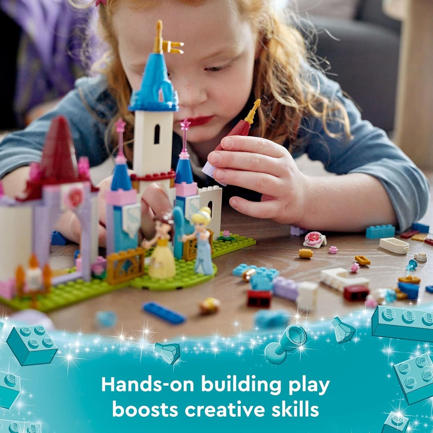 LEGO Disney Princess Creative Castles 43219a Toy Castle Playset