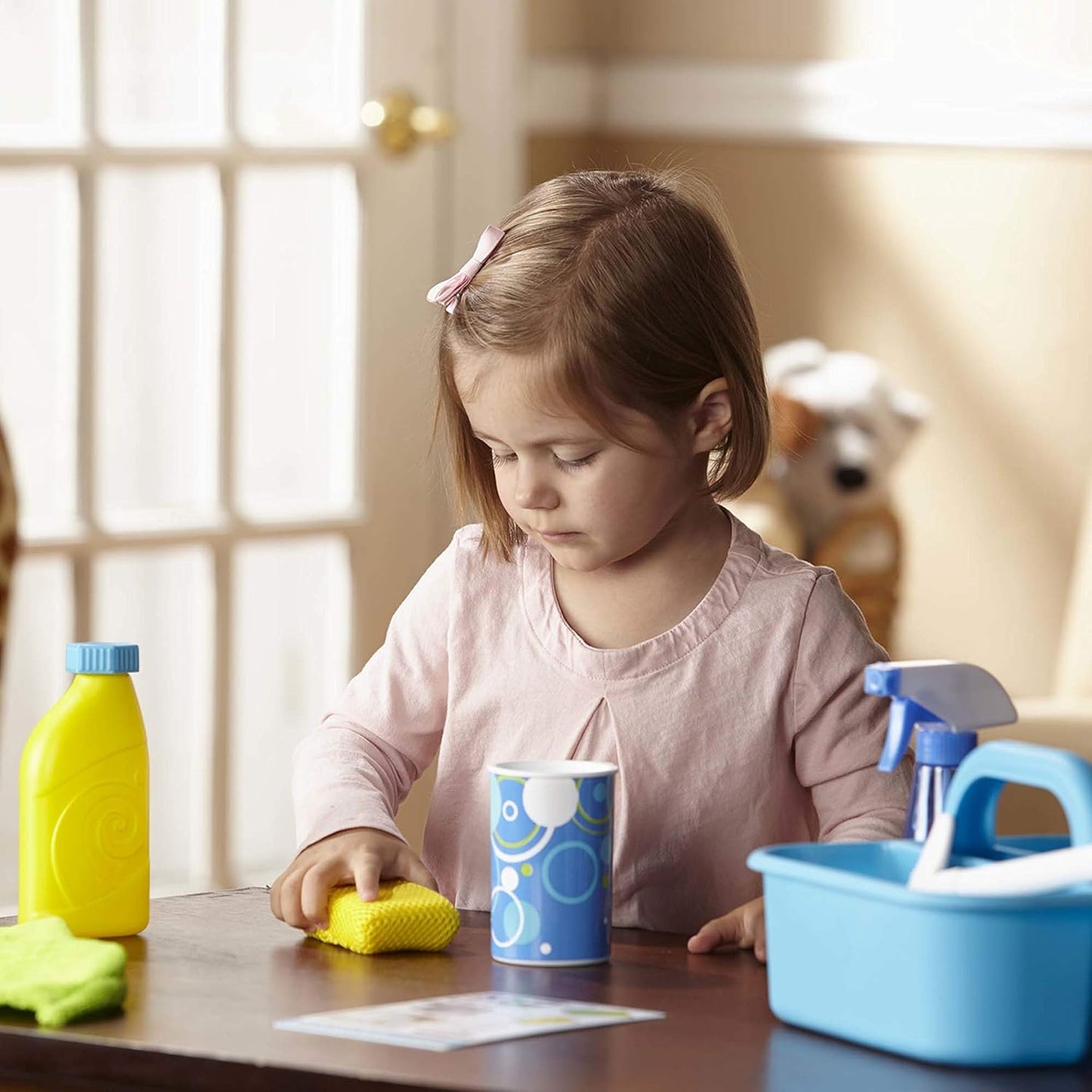 Melissa & Doug Melissa Doug Spray Squirt Squeegee - Pretend Play Cleaning Set