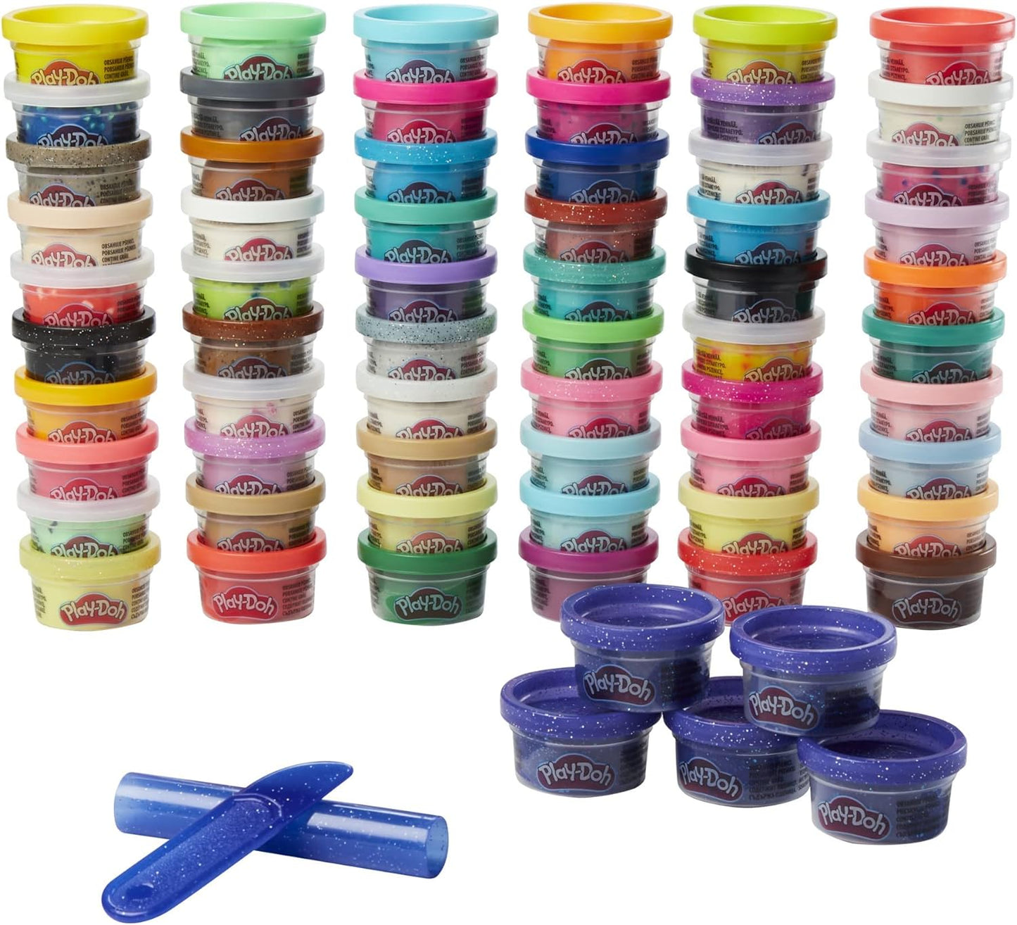 Play-Doh Ultimate Color Collection 65-Pack of 1-oz Cans Includes Sparkle Confetti Color