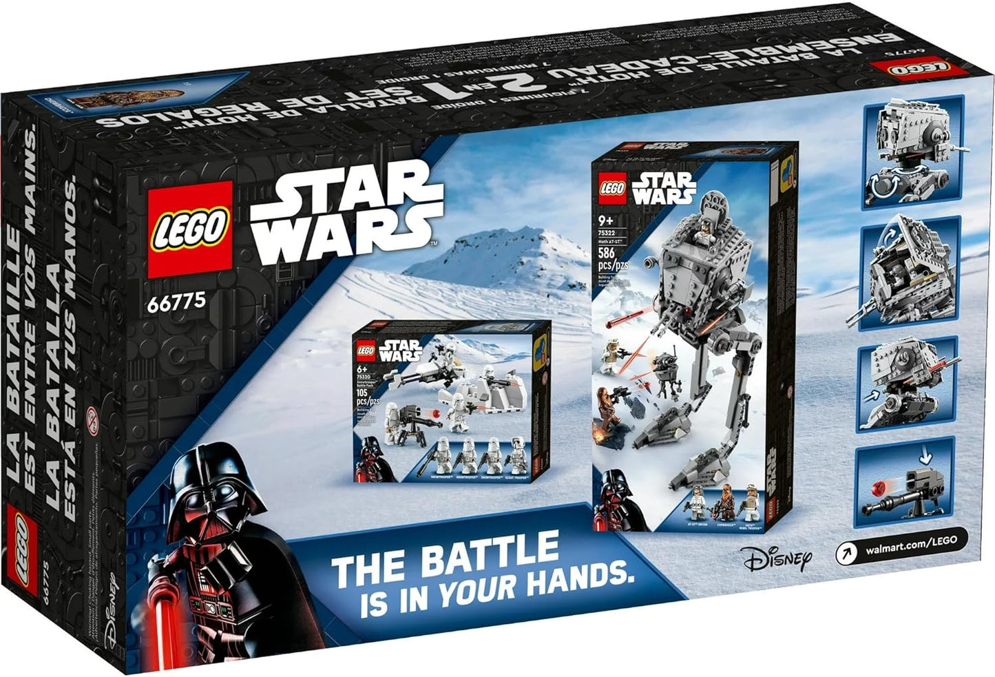 Star Wars LEGO  Hoth Combo Pack Toy Value Pack (691 pcs) – 691