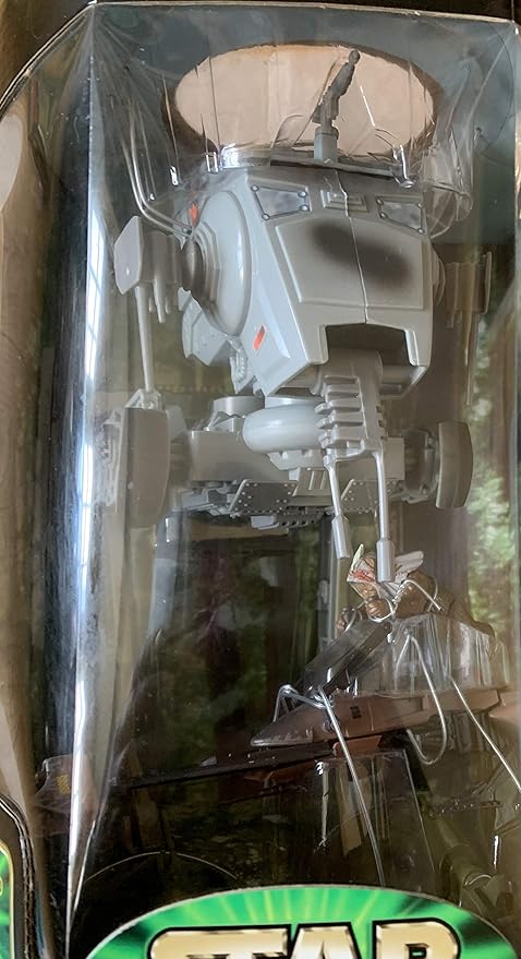 Hasbro Star Wars Power of the Jedi IMPERIAL AT-ST SCOUT WALKER PAPLOO on SPEEDER BIKE