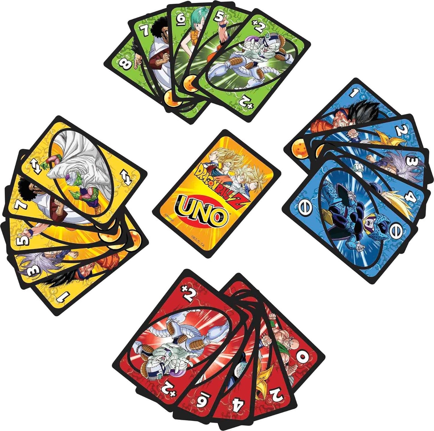 Mattel UNO Dragon Ball Z Card Game A" TV Show-Themed Deck & Special Rule for 2-10 Players – 2