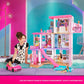 Barbie Toy Car Bright Pink Doll-Sized Convertible with 2 Seats Seatbelts & Rolling Wheels Realistic Details – 2