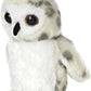 Aurora Adorable Mini Flopsiea Snowy Owl Stuffed Animal - Playful Ease - Timeless