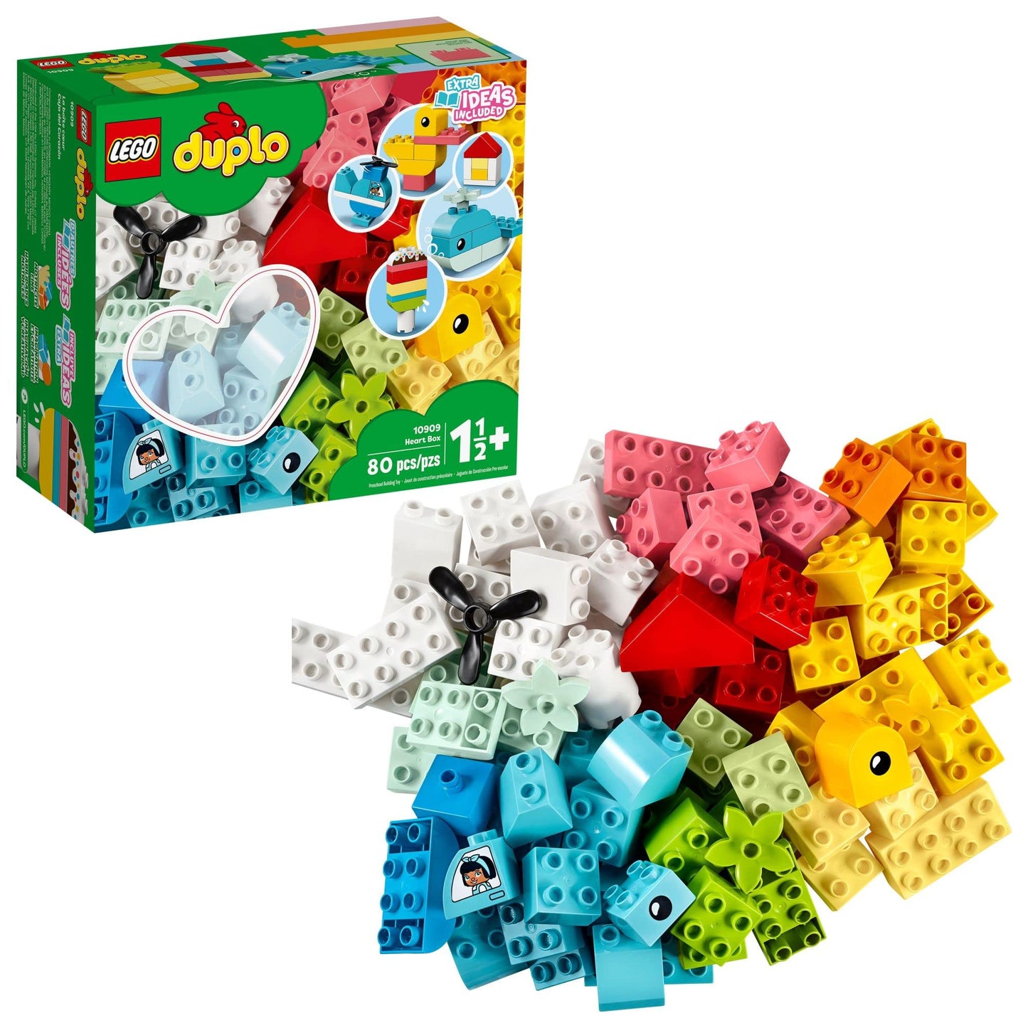 LEGO DUPLO Classic Heart Box Educational Activity and Development Set