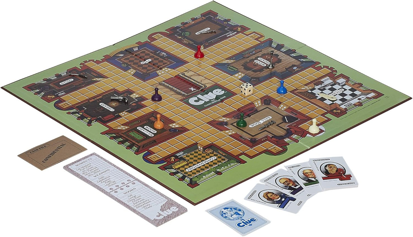 Hasbro Gaming Retro Series Clue 1986 Edition Board Game
