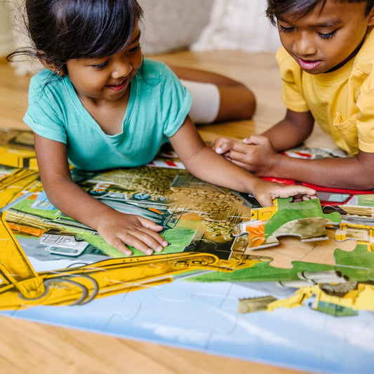 Melissa & Doug Melissa Doug Building Site Jumbo Jigsaw Floor Puzzle