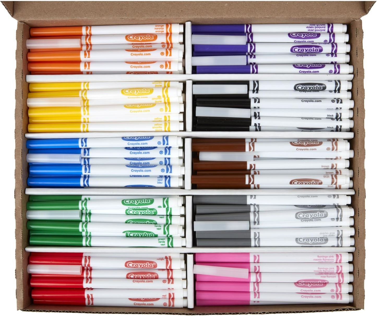 Crayola Fine Line Markers Classpack 200ct Markers for Teacher Classroom Must Have Back to