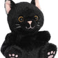 Aurora Adorable Palm Palsa Twilight Black Cata Stuffed Animal - Pocket-Sized Play -