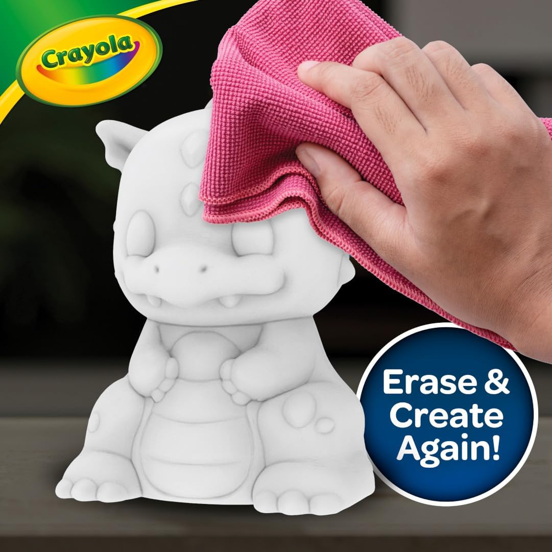 Crayola Light Ups Dragon Reusable Holiday Craft Light Up Toy Indoor Holiday Decor for
