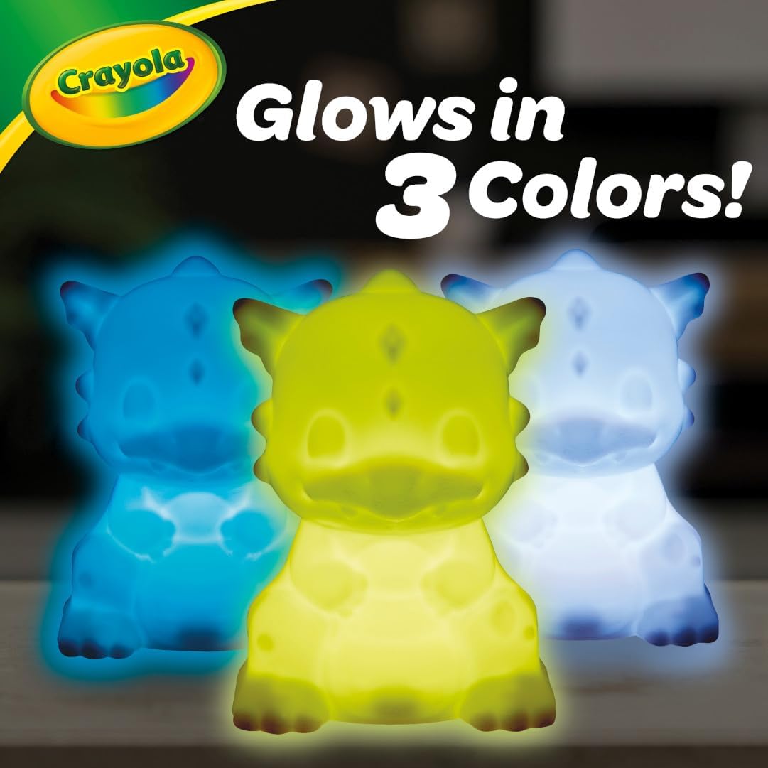 Crayola Light Ups Dragon Reusable Holiday Craft Light Up Toy Indoor Holiday Decor for