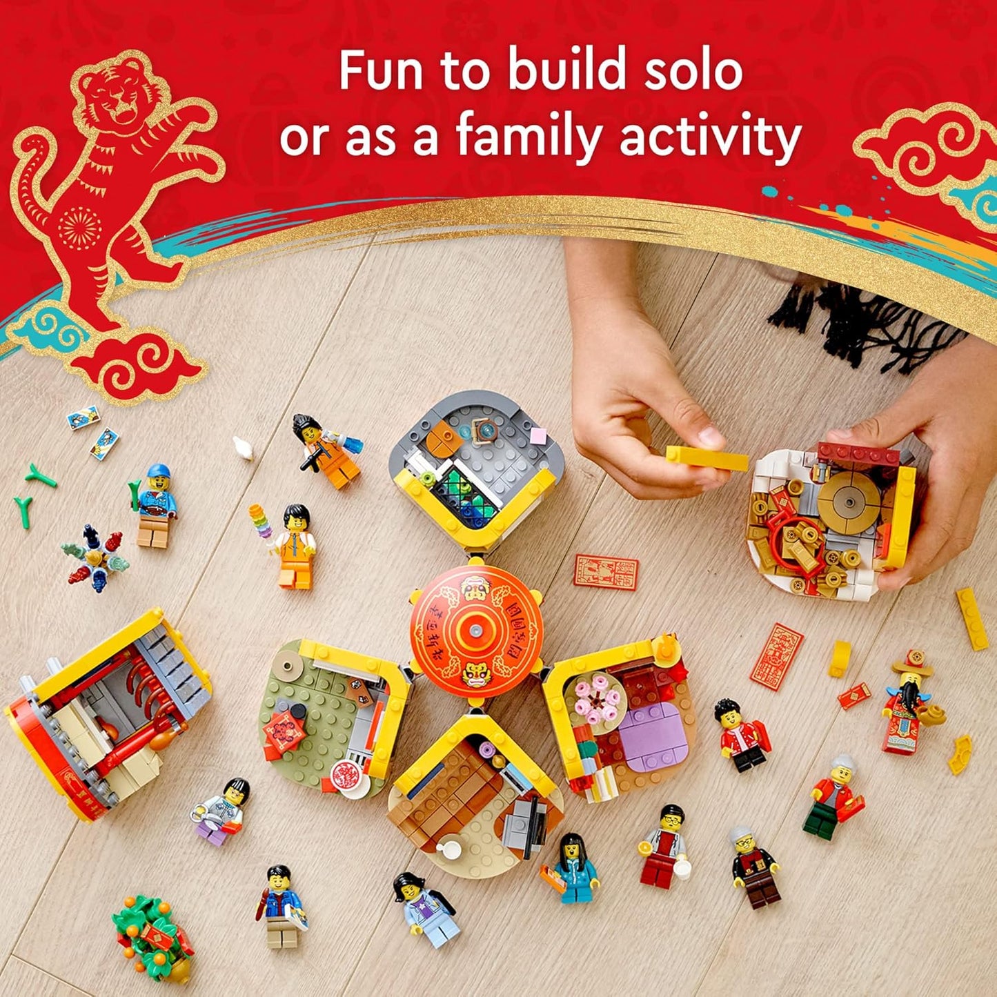 LEGO Lunar New Year Traditions 80108 Building Kit (1066 Pieces) – 80108