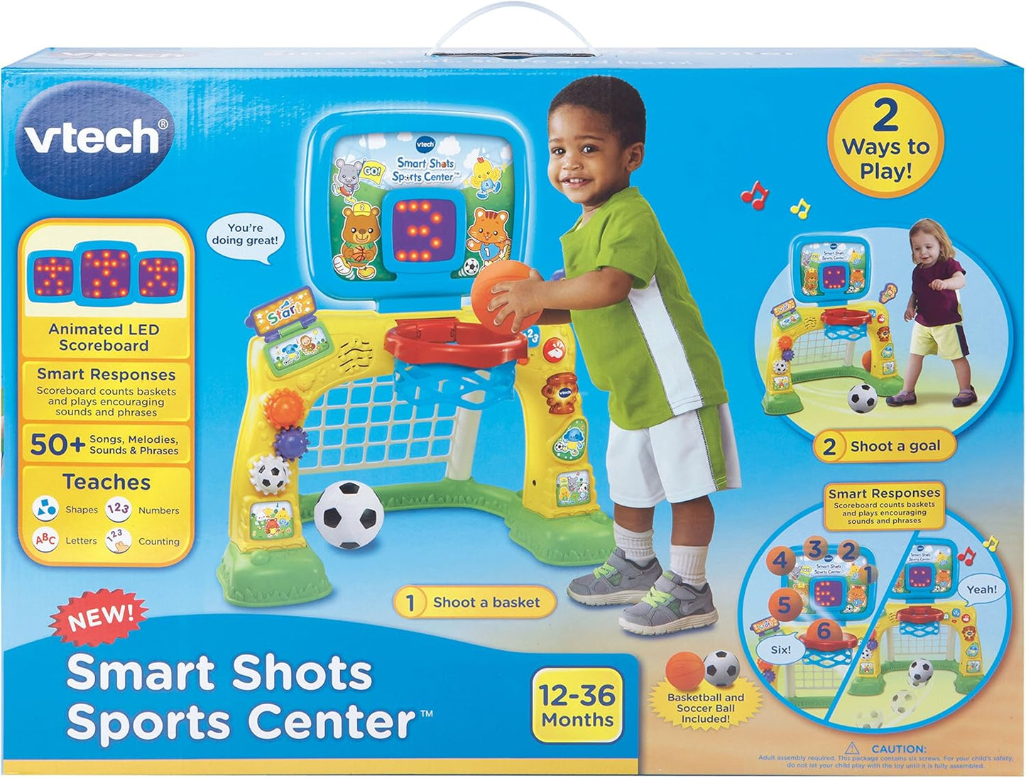 VTech Smart Shots Sports Center Frustration Free Packaging Yellow Standard