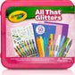 Crayola All That Glitters Art Case A" 50+ Pieces Glitter Crayons & Supplies – 50