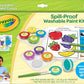 Crayola Spill Proof Paint Set 8ct Washable Toddler Paint Kit Includes Brushes Pots