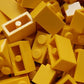 LEGO Bricks: Yellow 1x2. Part 3004 (X 100) – 1