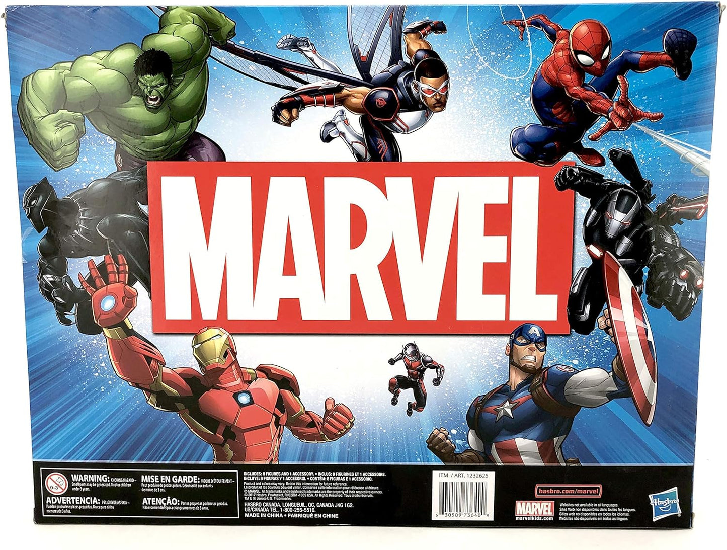 Hasbro Marvel Avengers Action Figures - Iron Man Hulk Black Panther Captain America